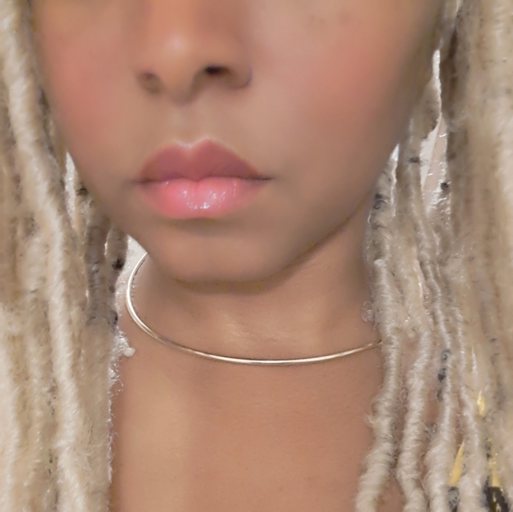 Two C1946 Vintage Gold Tone and SilverTone Choker Bundle